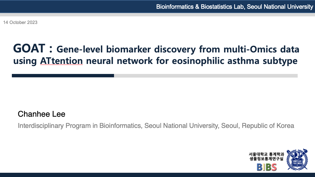 GOAT: Gene-level biomarker discovery from multi-Omics data using graph ATtention neural network for eosinophilic asthma subtype